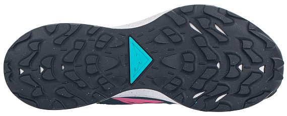 Кроссовки женские Nike Pegasus Trail 3 Dark Teal Green/Armory Navy/Turquoise Blue/Pink Glow - Фото 4 большая