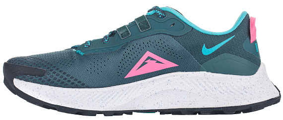 Кроссовки женские Nike Pegasus Trail 3 Dark Teal Green/Armory Navy/Turquoise Blue/Pink Glow - Фото 5 большая