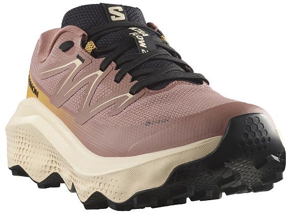 Кроссовки женские Salomon Ultra Flow 2 Gtx Burlwood/Tender Peach - Фото 4 большая