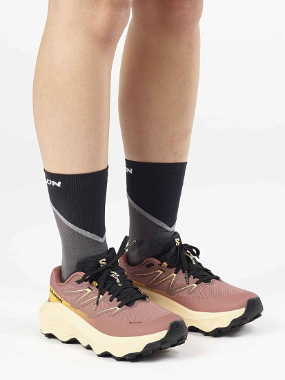 Кроссовки женские Salomon Ultra Flow 2 Gtx Burlwood/Tender Peach - Фото 2 большая
