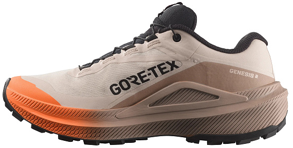 Кроссовки женские Salomon Genesis 2 Gtx Rainy Day/Desert Tan - Фото 3 большая