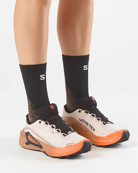 Кроссовки женские Salomon Genesis 2 Gtx Rainy Day/Desert Tan - Фото 4 большая