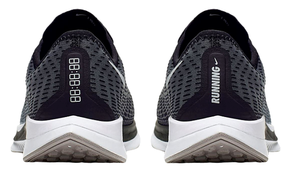 Кроссовки женские Nike Zoom Pegasus Turbo 2 Black/White/Gunsmoke/Atmosphere Grey - Фото 3 большая
