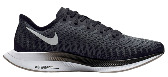 Кроссовки женские Nike Zoom Pegasus Turbo 2 Black/White/Gunsmoke/Atmosphere Grey - Фото 5 большая