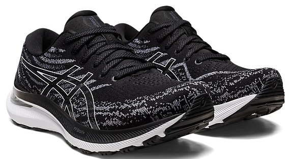 Кроссовки женские ASICS Gel-Kayano 29 Black/White - Фото 2 большая