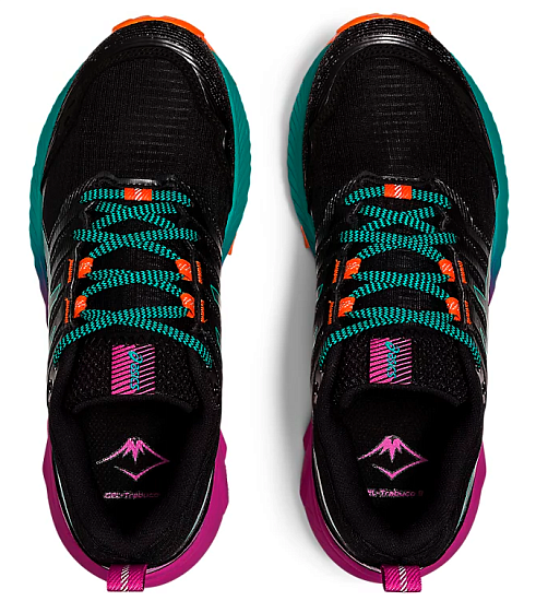 Кроссовки женские ASICS Gel-Trabuco 9 Black/Baltic Jewel - Фото 4 большая