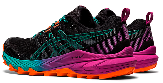 Кроссовки женские ASICS Gel-Trabuco 9 Black/Baltic Jewel - Фото 7 большая