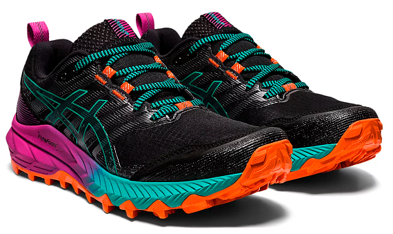 Кроссовки женские ASICS Gel-Trabuco 9 Black/Baltic Jewel - Фото 8 большая