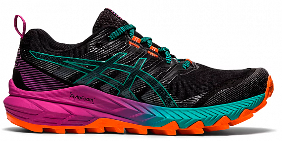 Кроссовки женские ASICS Gel-Trabuco 9 Black/Baltic Jewel - Фото 1 большая