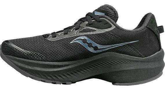 Кроссовки женские Saucony Axon 3 Triple Black - Фото 2 большая