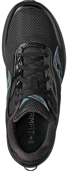 Кроссовки женские Saucony Axon 3 Triple Black - Фото 3 большая