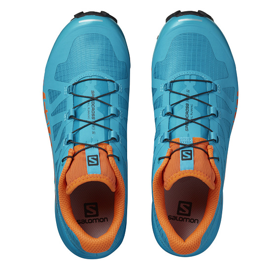 Кроссовки женские Salomon Speedcross Pro 2 Blue Bird/Scarlet Ibis/Black - Фото 3 большая