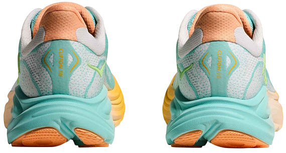 Кроссовки женские Hoka Clifton 10 Blue Spark/White - Фото 2 большая
