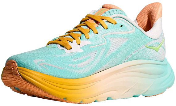 Кроссовки женские Hoka Clifton 10 Blue Spark/White - Фото 4 большая