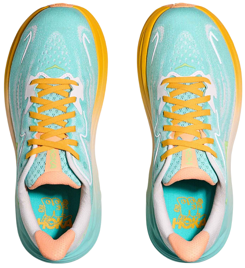 Кроссовки женские Hoka Clifton 10 Blue Spark/White - Фото 5 большая