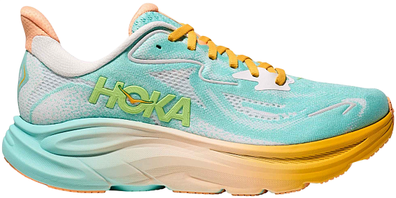 Кроссовки женские Hoka Clifton 10 Blue Spark/White - Фото 1 большая