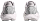 Кроссовки женские Hoka Clifton 10 Cosmic Grey/Stardust - Фото 2 малая