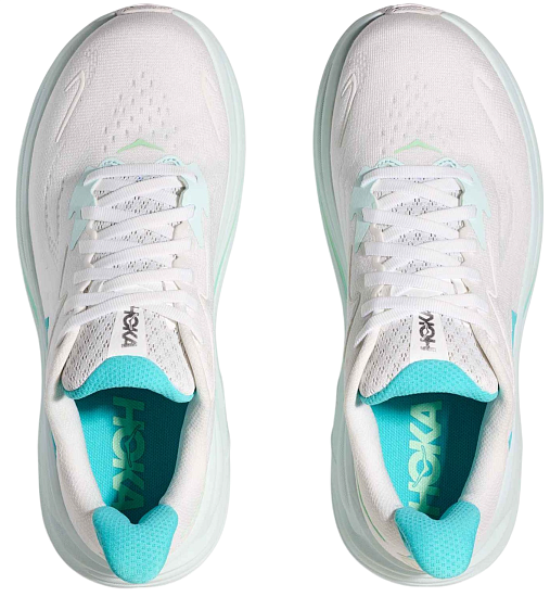 Кроссовки женские Hoka Clifton 10 White/Cielo Blue - Фото 5 большая