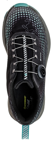 Кроссовки женские Icebug NewRun Bugrip Gtx Black/JadeMist - Фото 4 большая