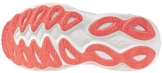 Кроссовки женские Mizuno Wave Sky 9 Striking Coral/BaseballWhite/C - Фото 3 большая