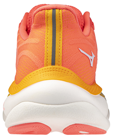 Кроссовки женские Mizuno Wave Sky 9 Striking Coral/BaseballWhite/C - Фото 6 большая