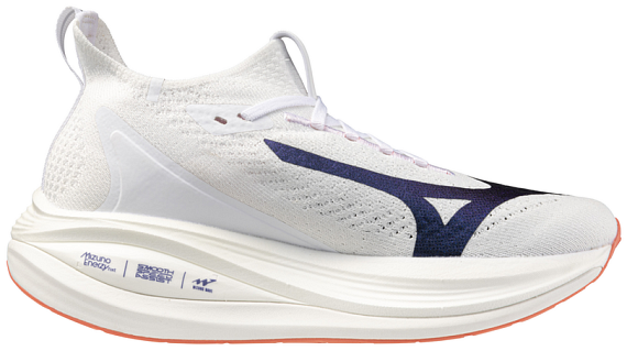 Кроссовки женские Mizuno Neo Vista 2 White/Striking Coral/Iris Bloo - Фото 4 большая