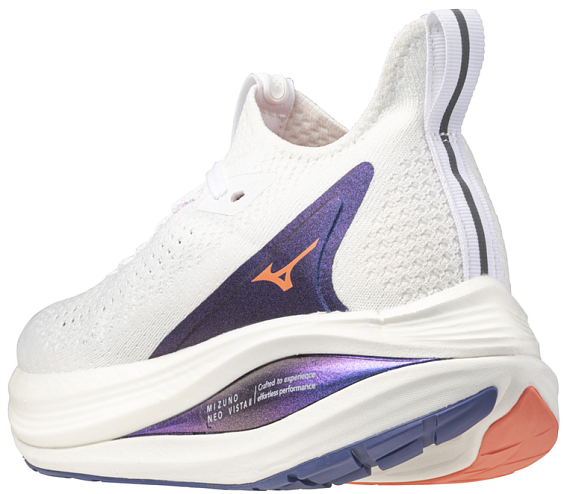 Кроссовки женские Mizuno Neo Vista 2 White/Striking Coral/Iris Bloo - Фото 8 большая