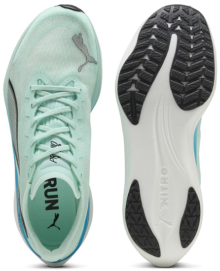 Кроссовки женские Puma Propio Nitro Mint Melt/Speed Blue - Фото 4 большая
