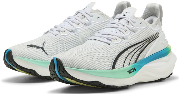 Кроссовки женские Puma ForeverRun Nitro 2 Puma White/Mint Melt - Фото 7 большая