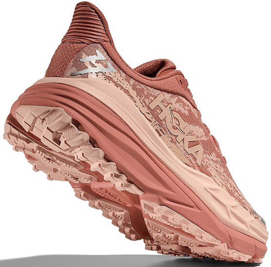 Кроссовки женские Hoka Stinson 7 Blush/Rose Latte - Фото 6 большая