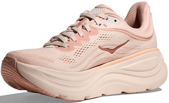 Кроссовки женские Hoka Bondi 9 Rose Latte/Rose Cream - Фото 3 большая