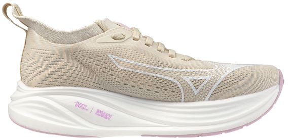 Кроссовки женские Mizuno Neo Zen 2 Summer Sand/White/Cattleya Orchid - Фото 3 большая
