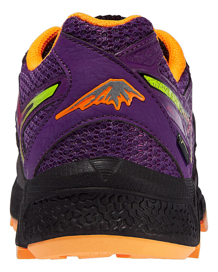 Кроссовки женские ASICS GEL-FujiAttack 4 G-TX фиолетовый/черный - Фото 2 большая