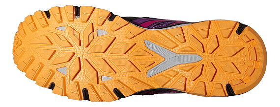 Кроссовки женские ASICS GEL-FujiAttack 4 G-TX фиолетовый/черный - Фото 6 большая