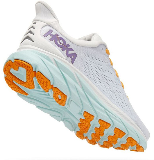 Кроссовки женские Hoka Clifton 8 Blanc De Blanc/White - Фото 3 большая
