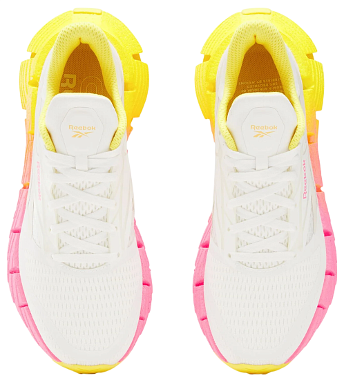 Кроссовки женские Reebok Floatzig 1 Бежевый/Розовый - Фото 2 большая