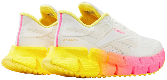 Кроссовки женские Reebok Floatzig 1 Бежевый/Розовый - Фото 4 большая