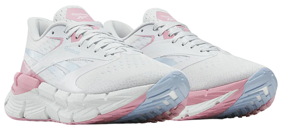 Кроссовки женские Reebok Floatzig Symmetros Бежевый/Розовый/Голубой - Фото 5 большая