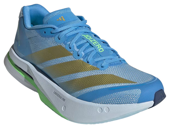 Кроссовки женские Adidas Adizero Boston 13 Blubrs/Goldmt/Globlu - Фото 4 большая