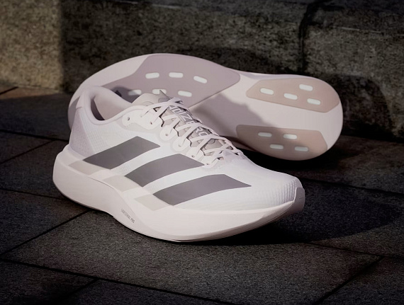 Кроссовки женские Adidas Adizero Evo SL Woven Putmau/Chacoa/Ironmt - Фото 4 большая