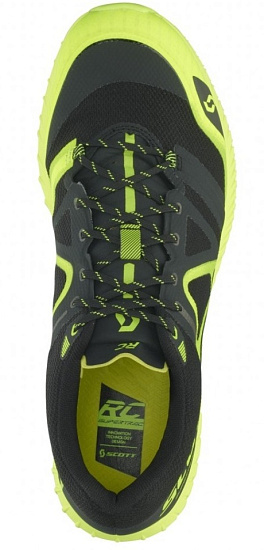 Кроссовки женские Scott Supertrac RC Black/Yellow - Фото 3 большая