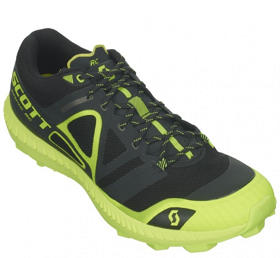 Кроссовки женские Scott Supertrac RC Black/Yellow - Фото 4 большая