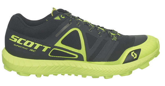 Кроссовки женские Scott Supertrac RC Black/Yellow - Фото 1 большая