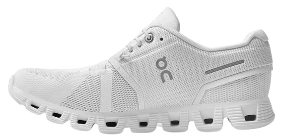 Кроссовки женские On Cloud 5 All White - Фото 4 большая