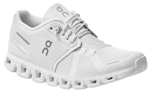 Кроссовки женские On Cloud 5 All White - Фото 6 большая