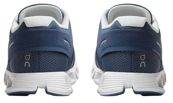 Кроссовки женские On Cloud 5 Denim/White - Фото 5 большая