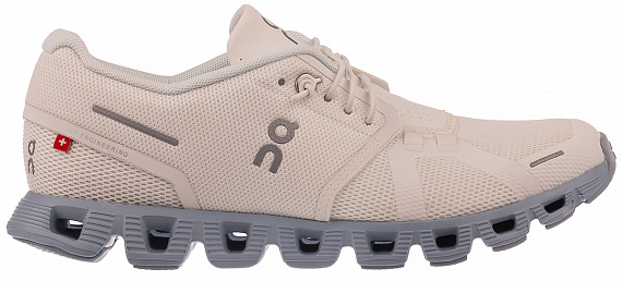 Кроссовки женские On Cloud 5 White/Chambray - Фото 1 большая