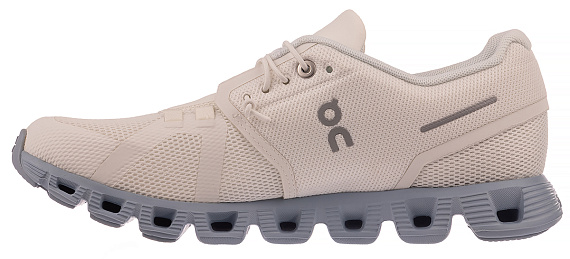 Кроссовки женские On Cloud 5 White/Chambray - Фото 2 большая