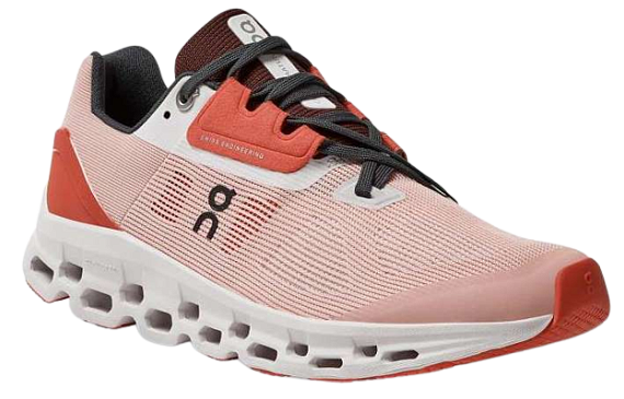 Кроссовки женские On Cloudstratus Rose/Red - Фото 6 большая