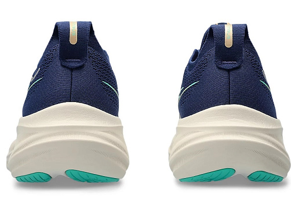 Кроссовки женские ASICS Gel-Nimbus 26 Blueexpanse/Auroragreen - Фото 4 большая
